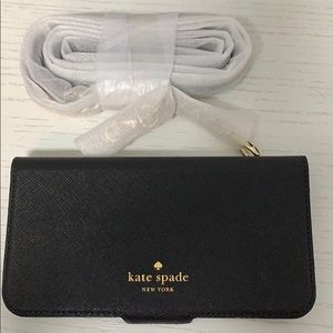 Kate Spade Crossbody iPhone X & XS Folio Case